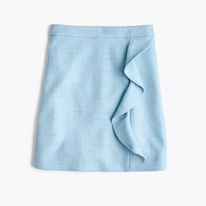 J Crew ruffle skirt